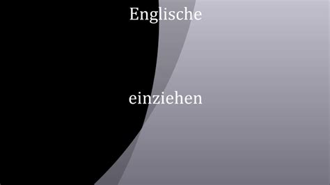 einziehen englisch